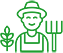 gardener & flower icon